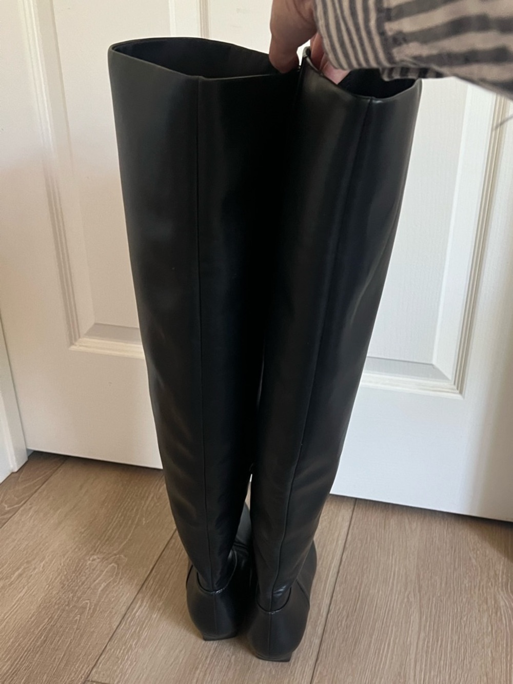 NWOT JEFFREY CAMPBELL Ichab Over-The-Knee Boots Black Sz 7.5 - Picture 7 of 10
